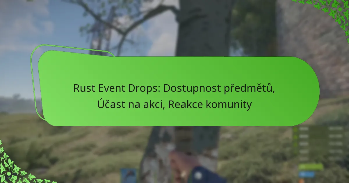 Rust Event Drops: Dostupnost předmětů, Účast na akci, Reakce komunity