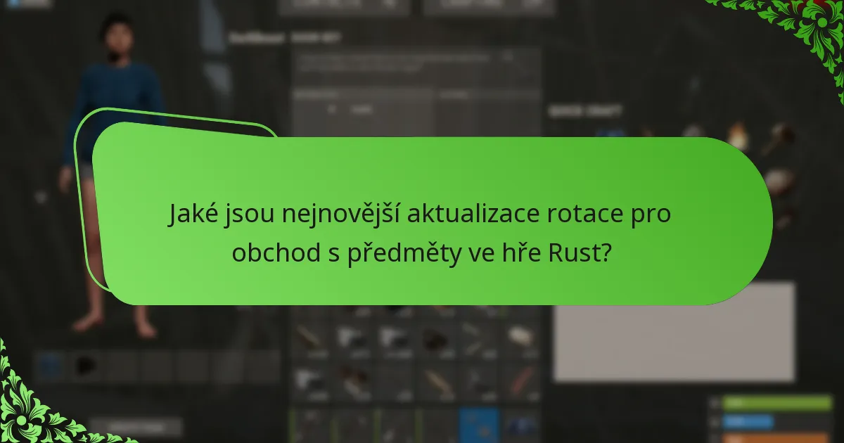 Jak komunita reaguje na nové předměty a změny rotace?
